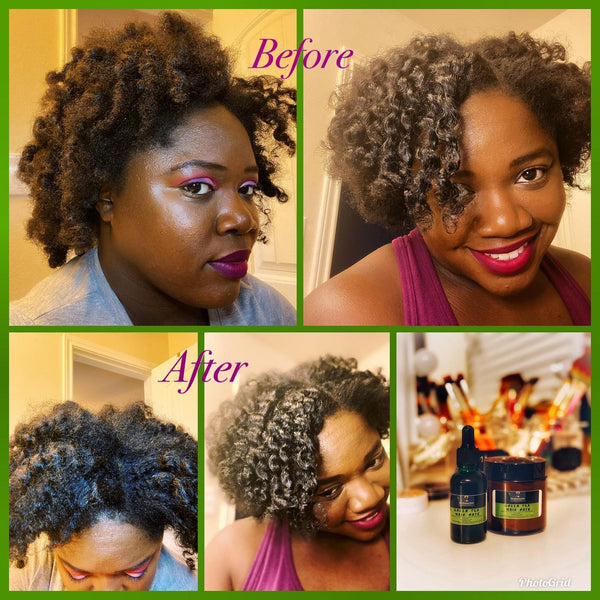 "I'm in LOVE with this Green Tea Hair Mask & Serum...."
