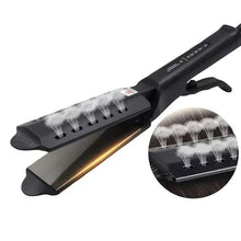 Load image into Gallery viewer, Straight Silk Ceramic Flat Iron (w/steaming holes)